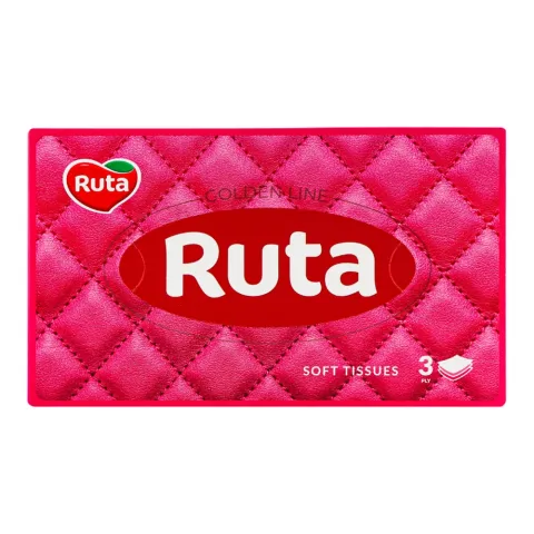 Серветки в кор. Рута 60 шт. косметичні білі 3 шар.