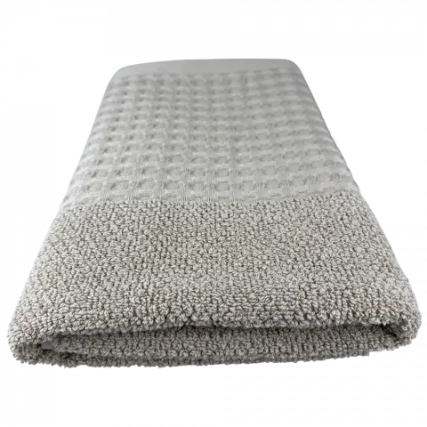 Рушник махровий DINA.ME QD-0568 70х140 см 500 г/м2 Світла олива (Узбекистан) И441