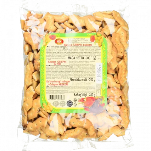 Печ Biscuit-Chocolate 300 г Крекер Crispy з маком