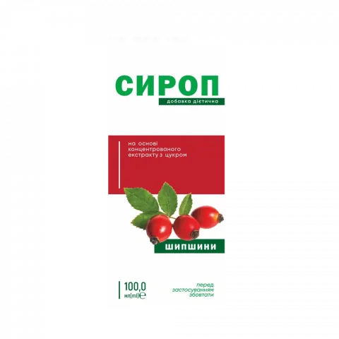 Добавка дієтична К енд Здоров`я Сироп Шипшини з цукром 100 мл