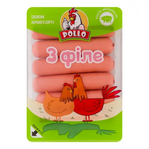 Сосиски РоІІо з філе 260 г 1 ґат.