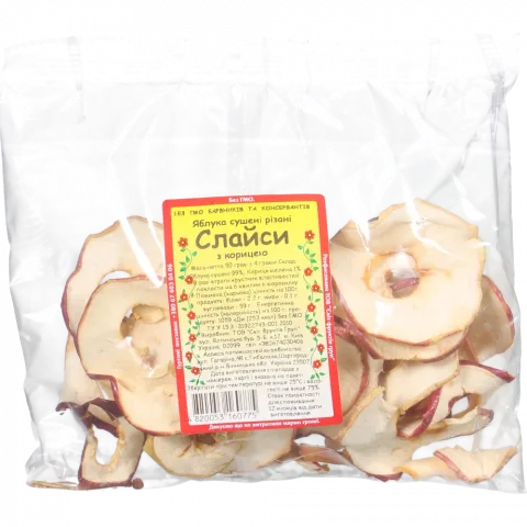 О..Слайси яблука з корицею 50 г шт.