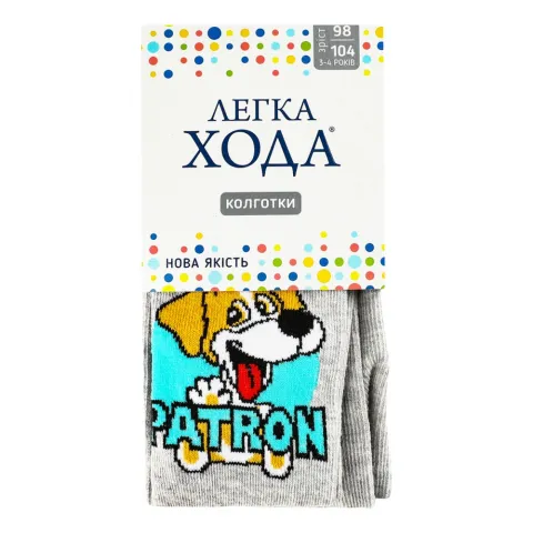 Колготки дит. Легка Хода 8244 98-104 56 17 срібло меланж