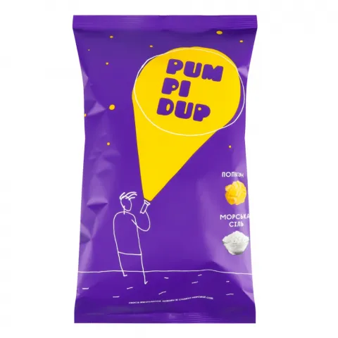 Попкорн Pumpidup 90 г Морська сіль