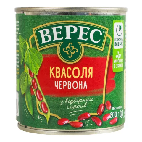 Конс Квасоля Верес 200 г з/б червона