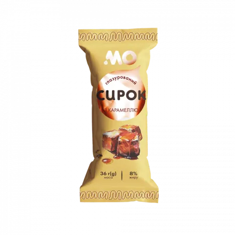 Сирок в шок. глазурі Молочний острів 36 г з наповнювачем карамель