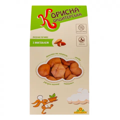 Печ Корисна Кондитерська 175 г Мигдаль