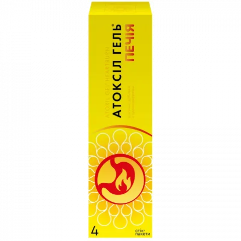 Добавка дієтична Атоксіл гель Печія 20 г стік-пакети 4