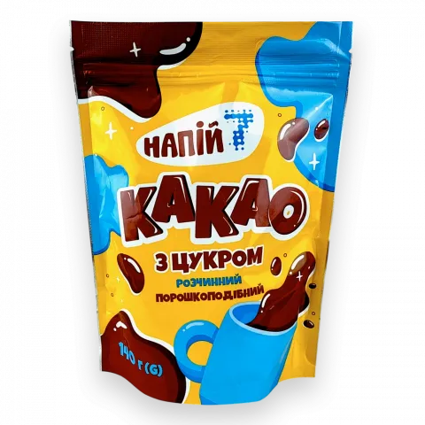 Какао 7 140 г з цукром