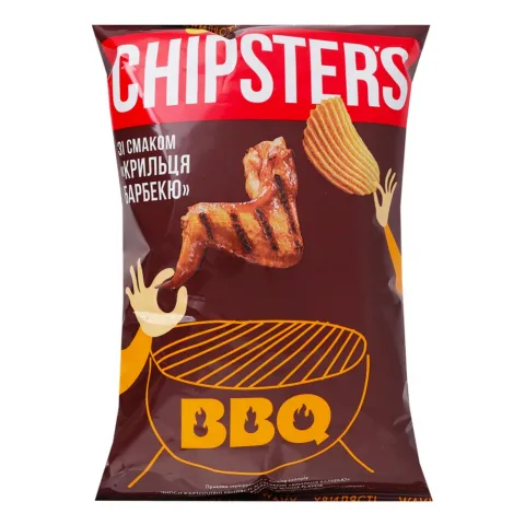 ЧипсиChipster`s 95 г Крильцябарбекю