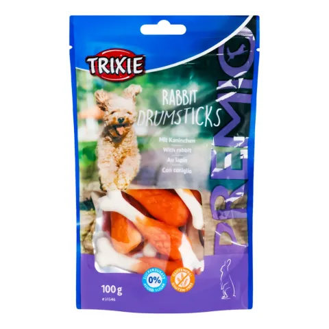 Ласощі д/собак Trixie Premio Rabbit Drumsticks 100 г кісточки з кроликом