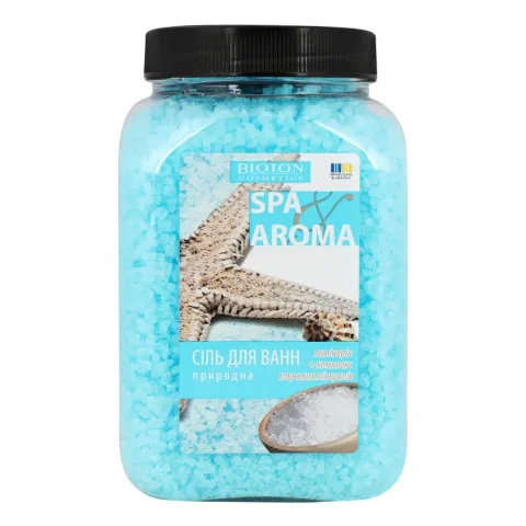 Сіль д/ванн Bioton 750 г з екстр. ламінарії і морс. мінер.