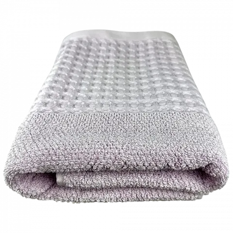 Рушник махровий DINA.ME QD-0568 70х140 см 500 г/м2 Фіолетовий лід (Узбекистан) И83