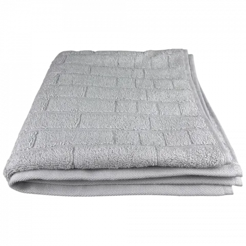 Рушник махровий DINA.ME QD-0560 50х100 см 620 г/м2 Блідо-сірий (Узбекистан) И915