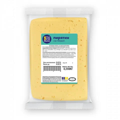 Сир Пирятин Пирятинський фас. ваг.