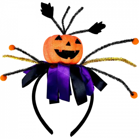 Обруч карнавальний Хелловін гарбуз арт. 6400-08 И475