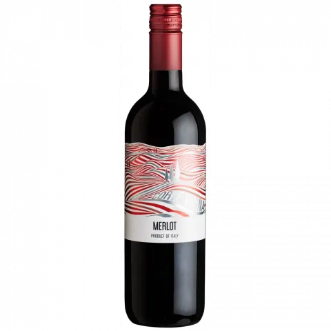 Вино CORTE VIGNA 0,75л червоне сухе 11,5 Мерло Італія