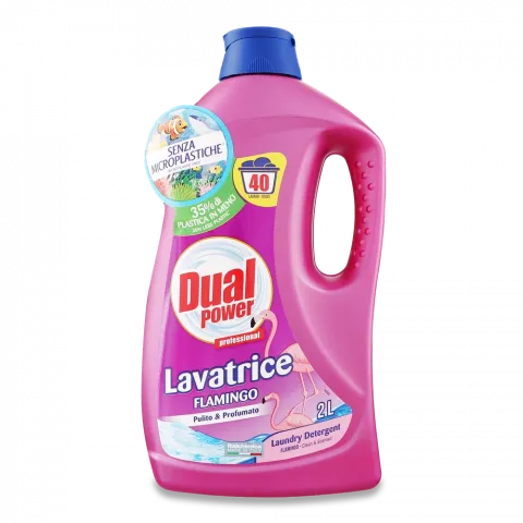 Гель д/прання Dual Power 2 л д/білого Фламінго BL9263