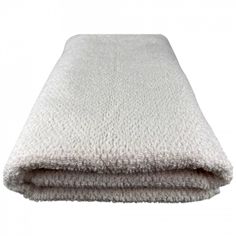 Рушник махровий DINA.ME QD-0568 70х140 см 500 г/м2 Античний білий (Узбекистан) И434