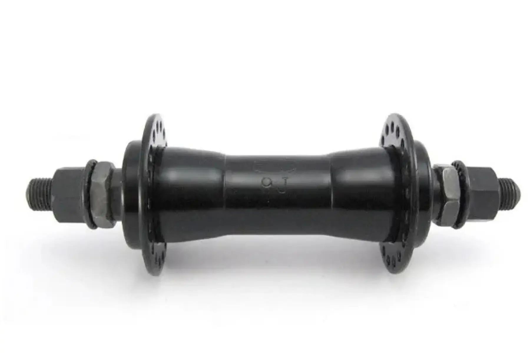 Втулка пер. Quando KT-122F під V-brake 36H 140mm на гайках сталева чорна