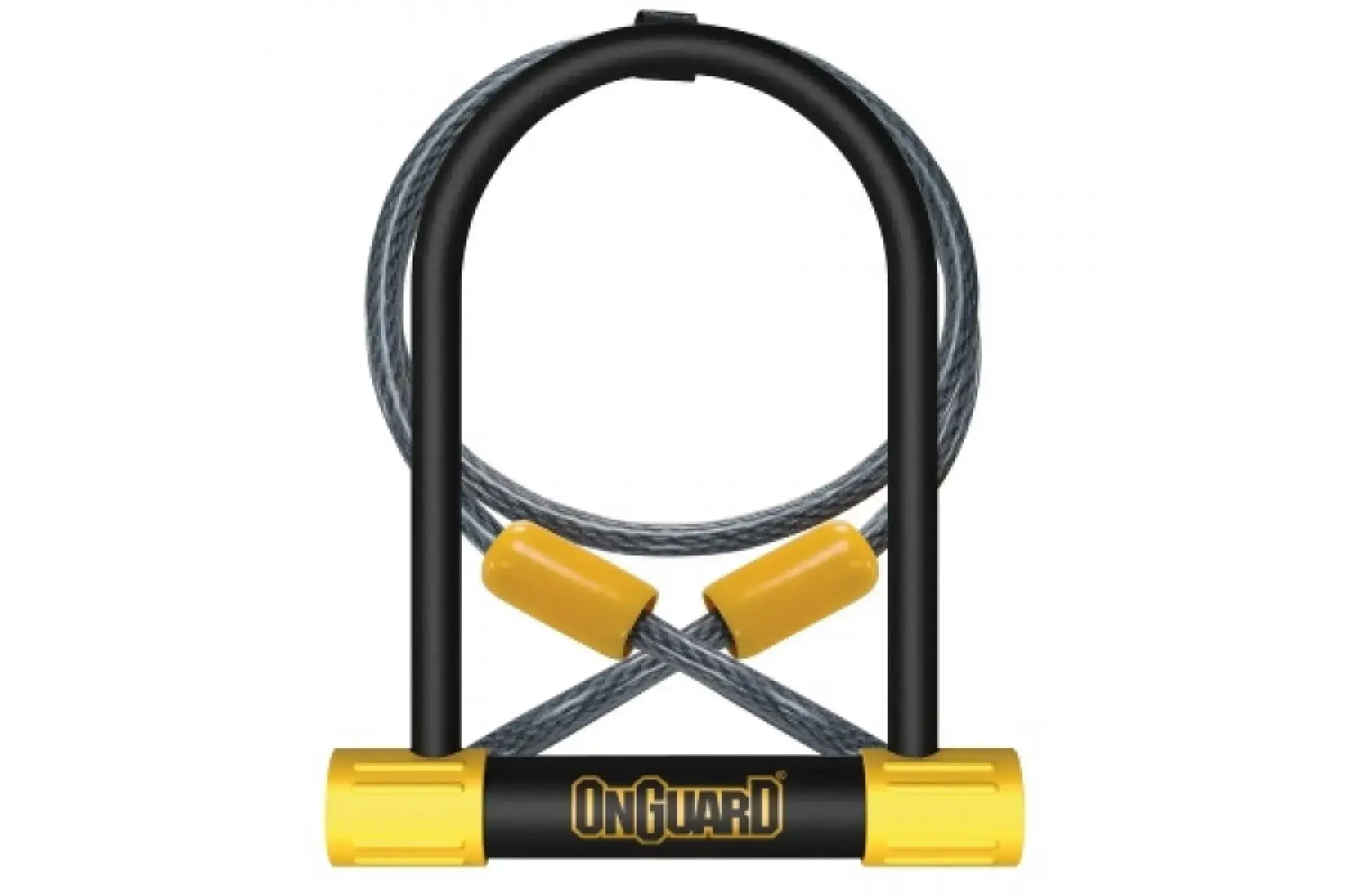 Замок скоба ONGUARD Bulldog DT 115 x 230мм, толщина 13мм + кабель 120см